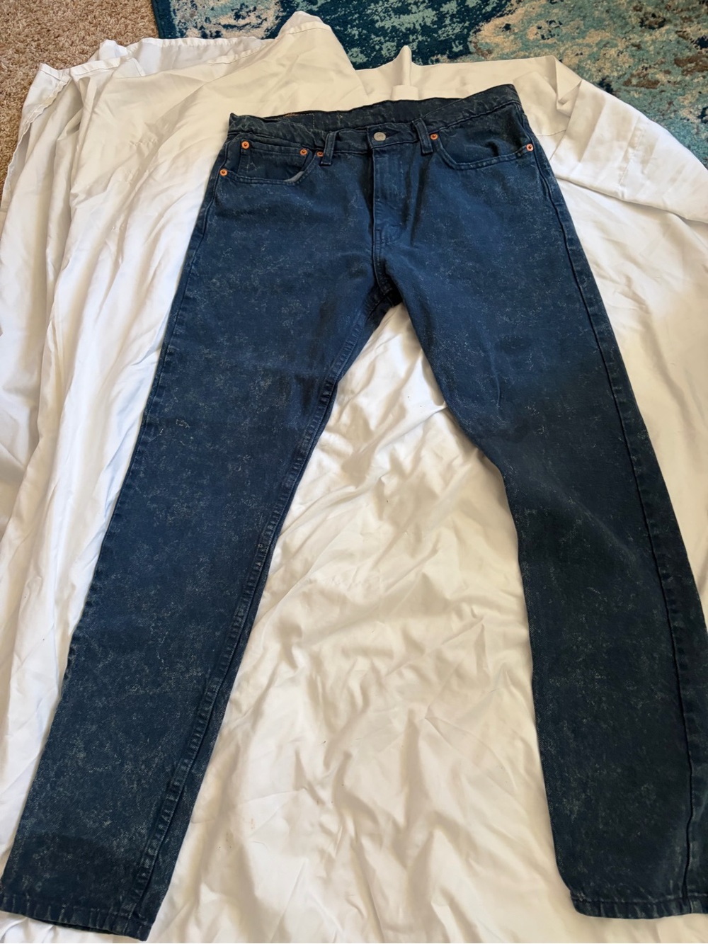 Levi's 512 Slim Taper Straight Dark Blue Wash Jeans32X32